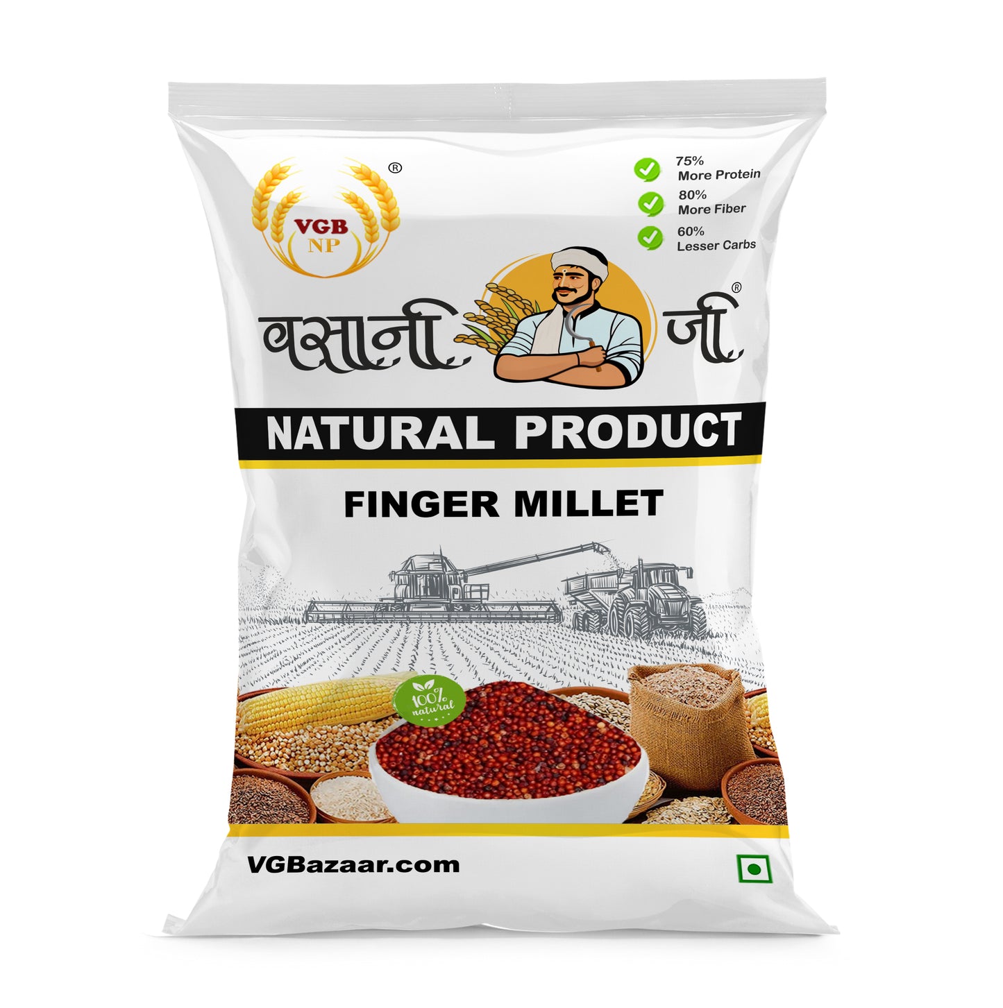 Vasani-G Ragi Whole / Finger Millet